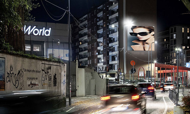 :&nbsp; Immagine location spazio pubblicitario Acone Associati Milano piazza Cordusio - palazzo Broggi - Domination_5