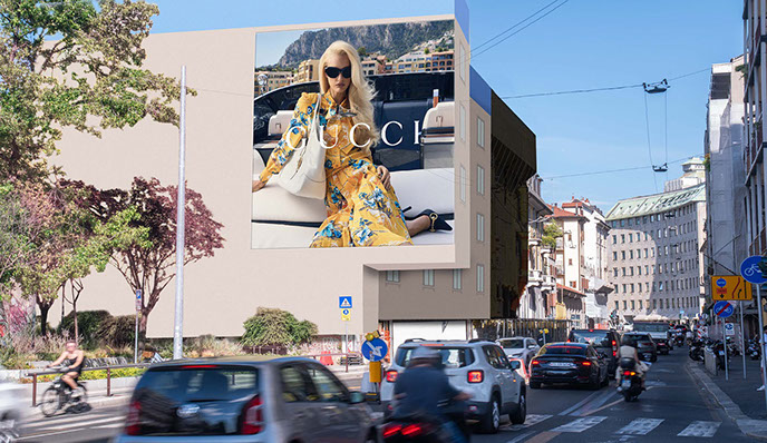 Immagine location spazio pubblicitario Acone Associati Milano piazza Cordusio - palazzo Broggi - Domination_6