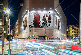 Immagine location spazio pubblicitario Acone Associati Milano corso di Porta Ticinese - Darsena - Colonne di San Lorenzo_6