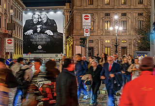 Immagine location spazio pubblicitario Acone Associati Milano corso di Porta Ticinese - Darsena - Colonne di San Lorenzo_2