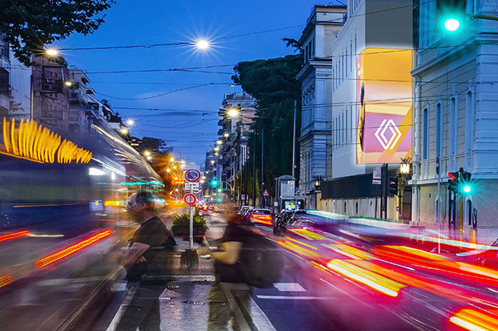 Immagine location spazio pubblicitario a Roma Acone Associati