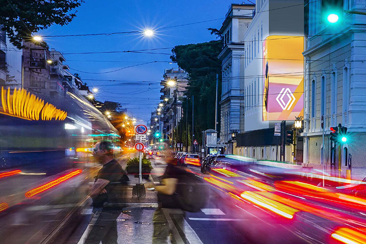 Immagine location spazio pubblicitario a Roma Acone Associati