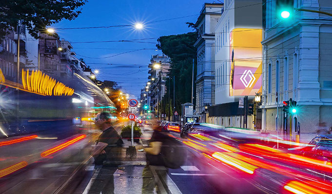 Immagine location spazio pubblicitario a Roma Acone Associati