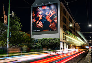 Immagine location spazio pubblicitario Acone Associati Milano corso di Porta Ticinese - Darsena - Colonne di San Lorenzo_5